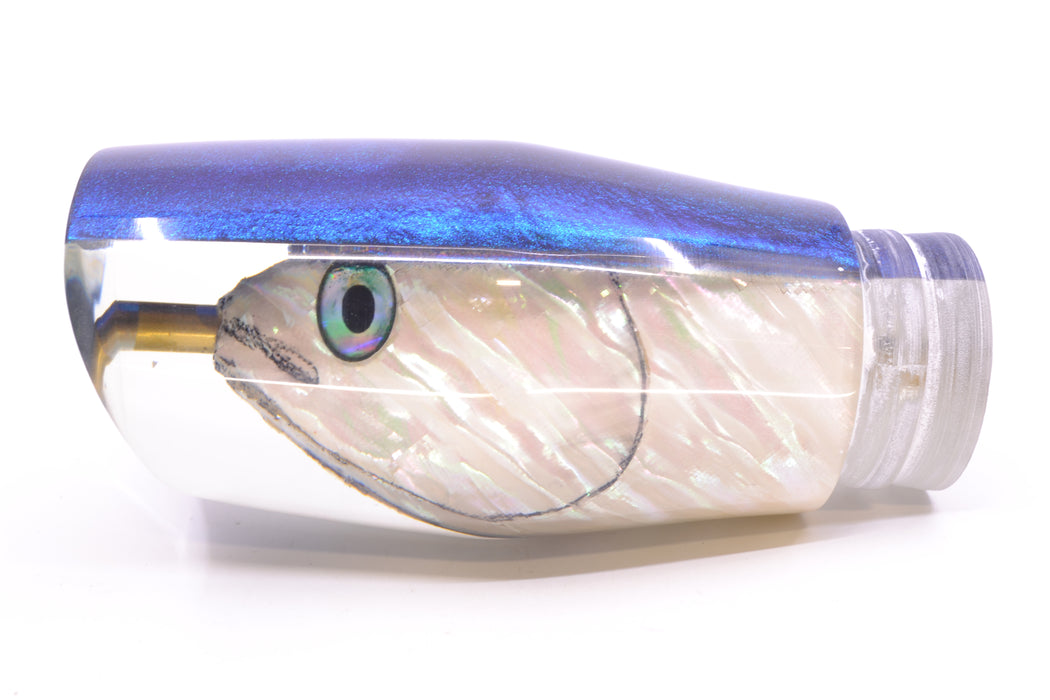 Ali'i Kai Lures White Shell Blue Back Fish Head Torta Teaser 27oz