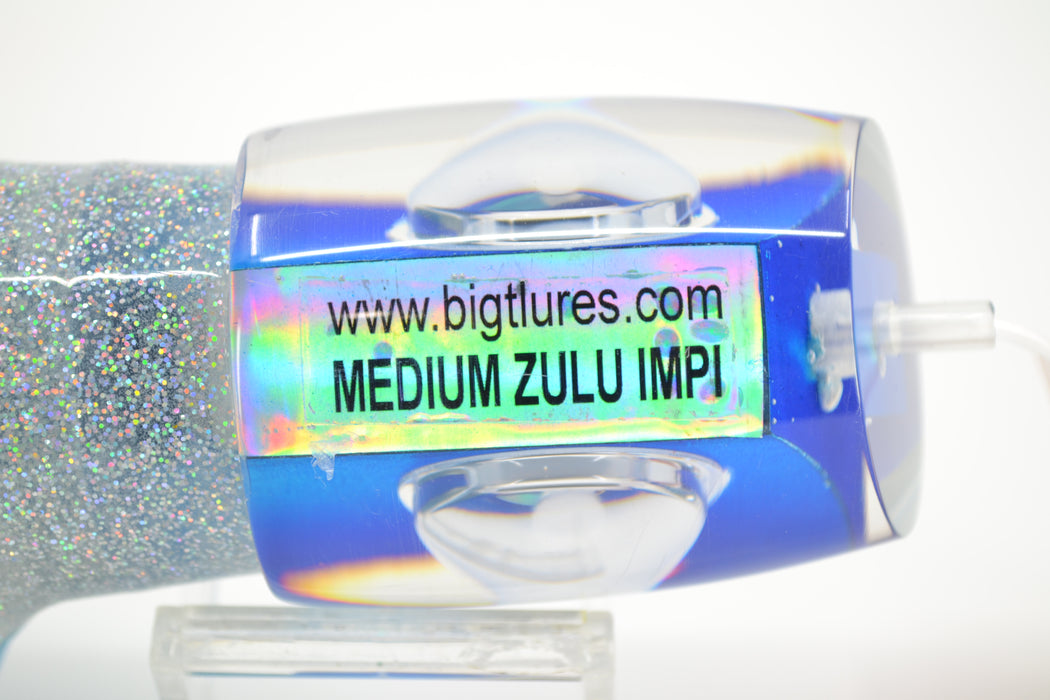 Big T Lures Blue-Silver Rainbow Medium Zulu Impi 14" 11.5oz Skirted Blue-Silver