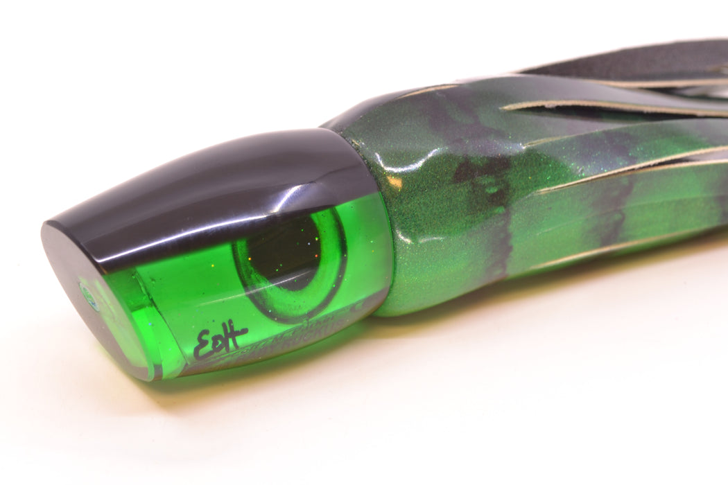 Marlin Magic Green MOP Black Back Taxi Eyes Baby Ruckus 10" 6.3oz FT Vinyl Green Tiger