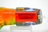 Big T Lures Fire Tiger Wildebeest 12" 7oz Skirted Fire Tiger