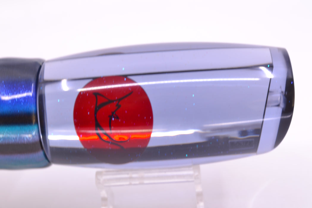 Bonze Lures Smoke Mirrored Red Eyes Violator 14" 14.6oz Fire Tailz Vinyl Skipjack