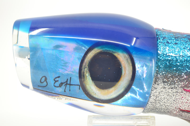 Marlin Magic Blue MOP Blue Back Taxi Eyes Papa Joe 16" 19oz Skirted Blue-Silver-Pink