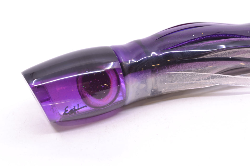 Marlin Magic Purple MOP Black Back Taxi Eyes Small Ruckus 9" 5oz Skirted Skipjack GZE