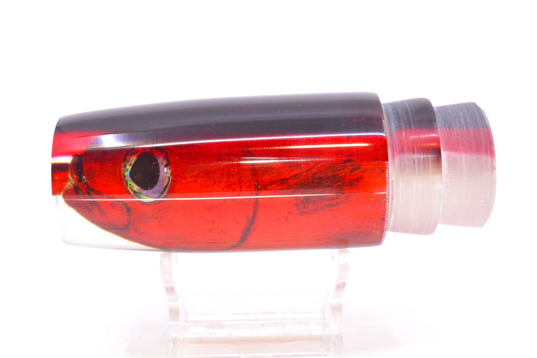 Ali'i Kai Lures Red Opelu Black-Red Back Medium Hard Head 12" 6oz GZE