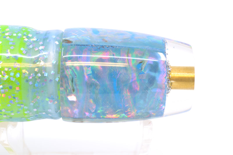 Koya Lures Ice Blue Awabi JP 511 9" 4oz Skirted Ice Blue/Rainbow