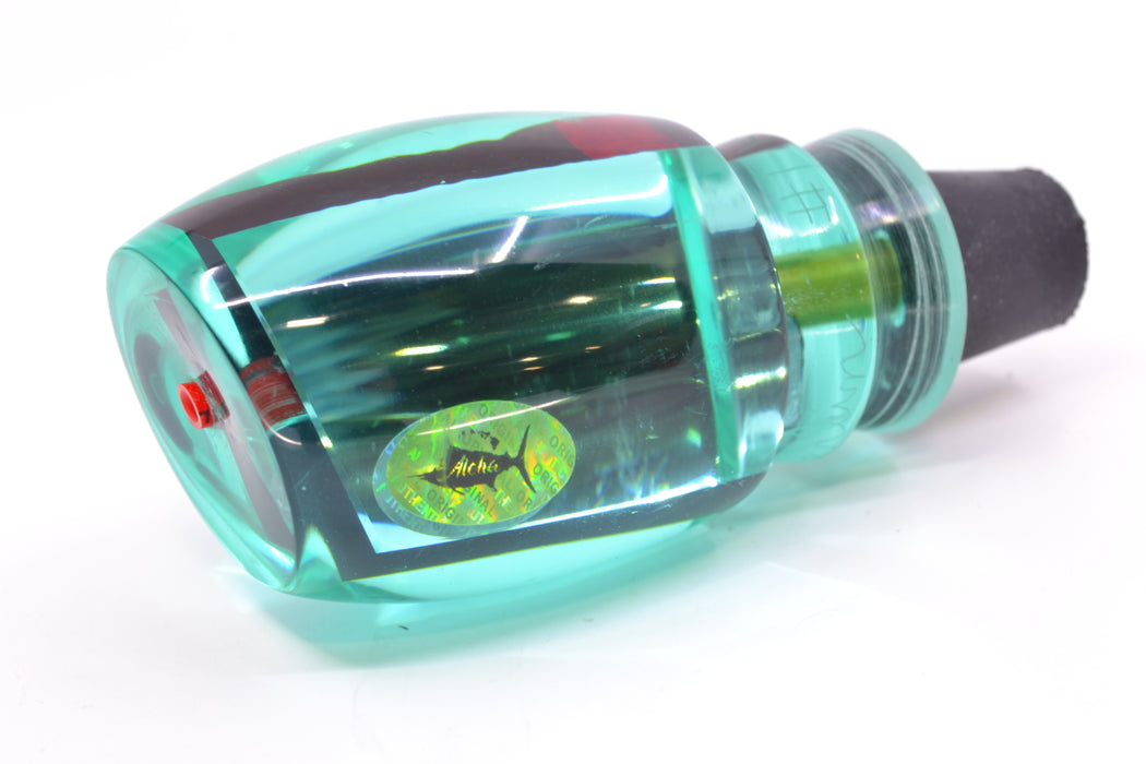 Aloha Lures Green Mirrored Root Beer Rainbow Back Bamboocha 12" 6.7oz