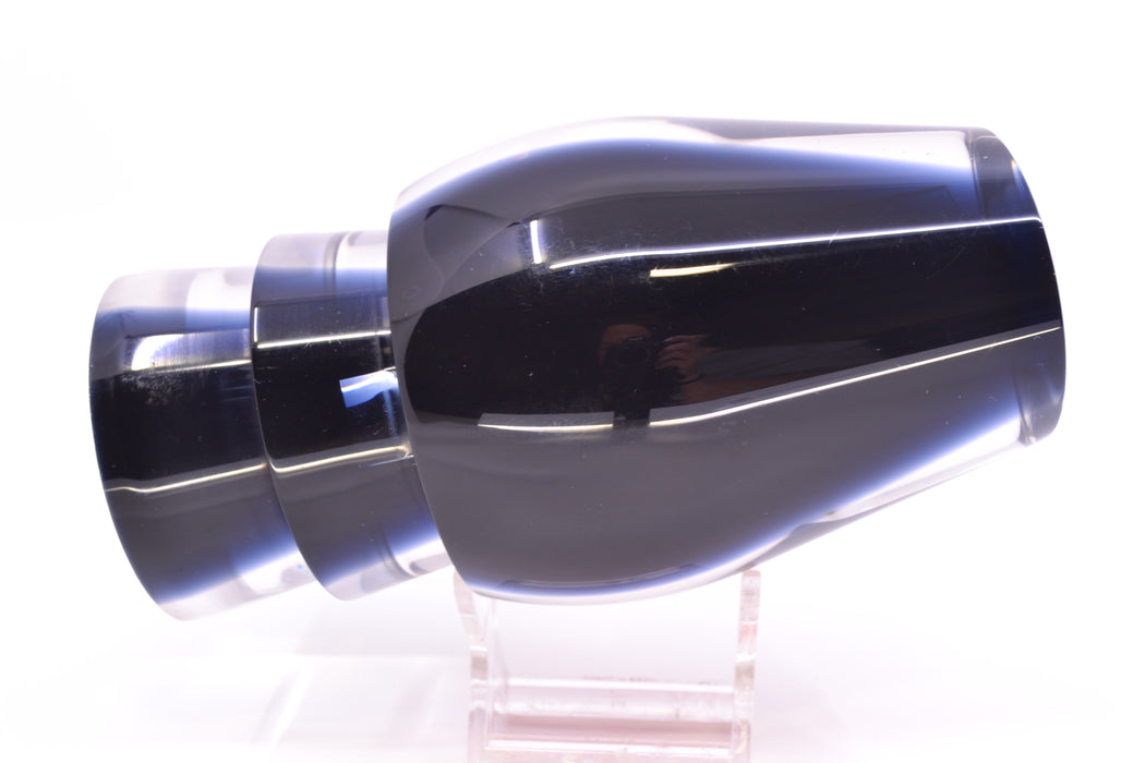 Moyes Lures Clear Mirrored Black Back Red Eyes Sumo Teaser 22oz