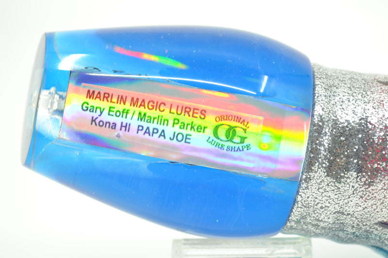 Marlin Magic Blue MOP Blue Back Taxi Eyes Papa Joe 16" 19oz Skirted Blue-Silver-Pink