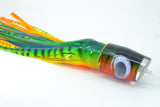 Big T Lures Fire Tiger Wildebeest 12" 7oz Skirted Fire Tiger