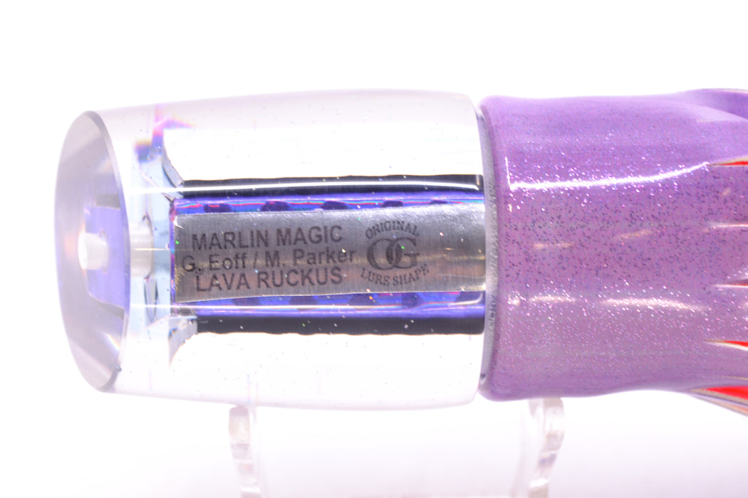 Marlin Magic Purple-Pink Lava Ruckus 12" 9oz Fire Tailz Vinyl Purple Eclipse GZE
