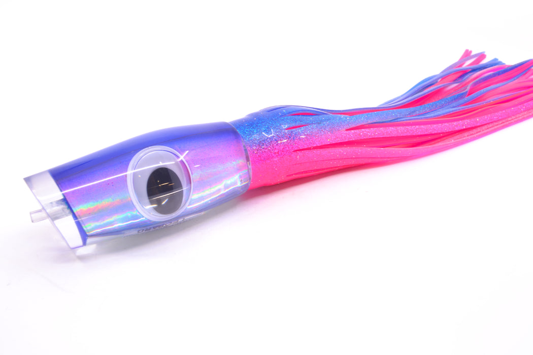 Big T Lures Blue-Pink-Silver Rainbow Leopard 12" 10.7oz Skirted Blue-Pink GZE