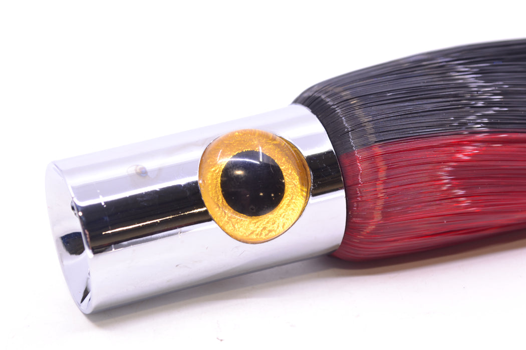 Iland Lures Black-Red Hair Chrome Head Iland Express 10.5" 3oz EX220-RD/BK