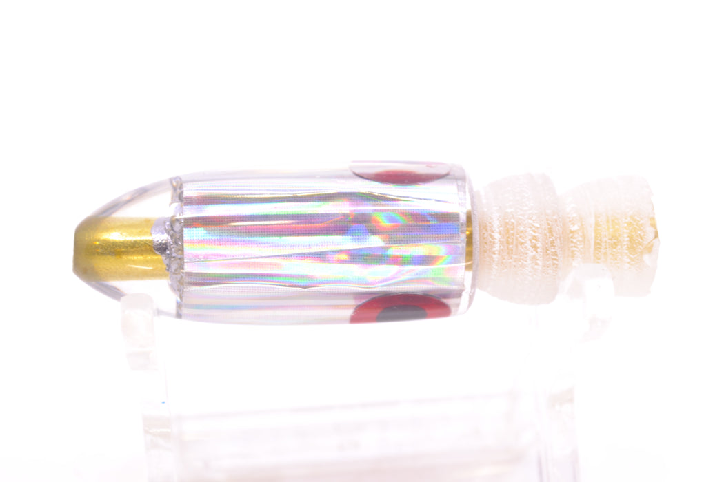 Coggin Lures Rainbow Stripes Black-Red Eyes Peanut Dart 4.5" 1.2oz GZE