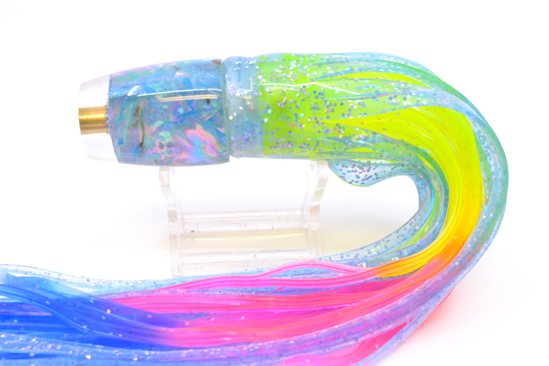 Koya Lures Ice Blue Awabi JP 511 9" 4oz Skirted Ice Blue/Rainbow