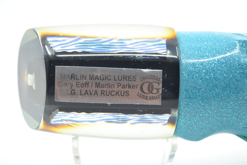 Marlin Magic Blue Lava Black Magic Large Ruckus 14" 10oz Vinyl Ice Blue