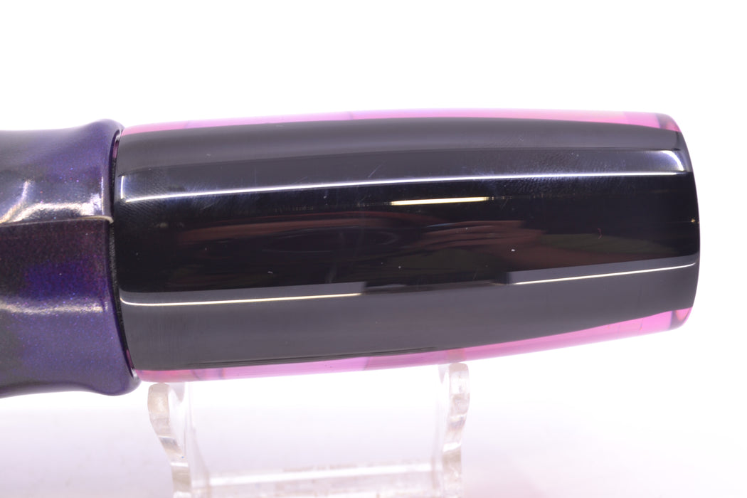 Koya Lures Purple Rainbow Black Back Doll Eyes Hard Head 12" 7oz FT Vinyl Grape Juice