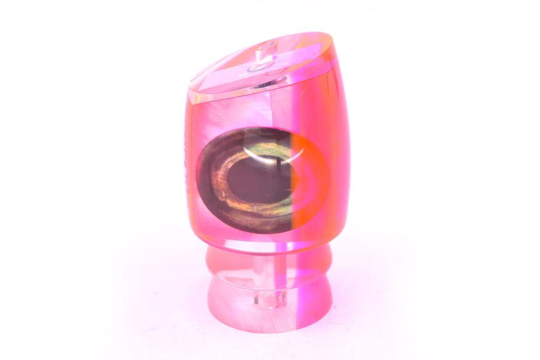Moyes Lures Pink MOP Pink Back Taxi Eyes Bushmaster 12" 5.5oz