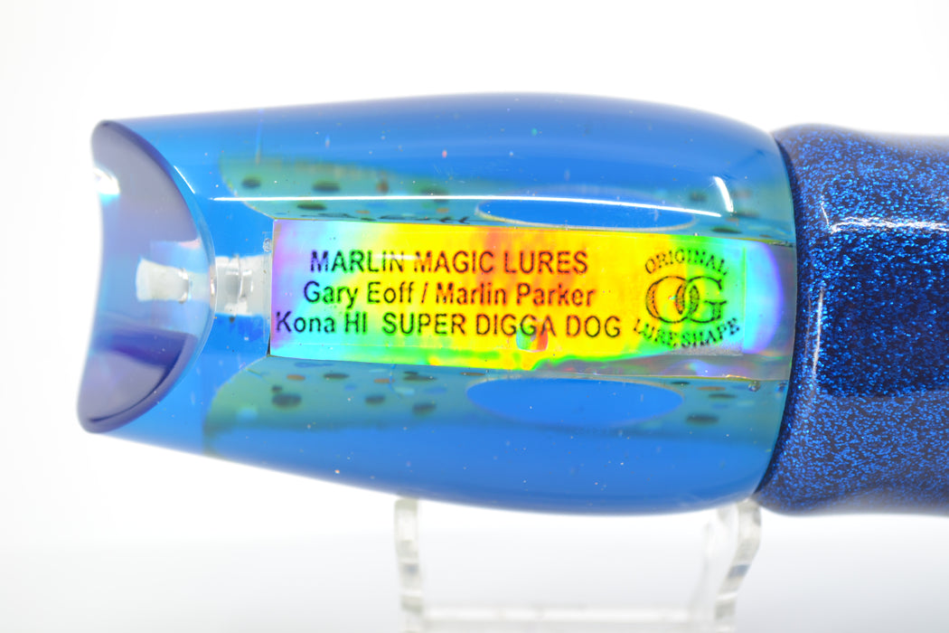 Marlin Magic Mahi Mahi MOP Blue Back Taxi Eyes Super Digga Dog 16" 12oz Vinyl Blue