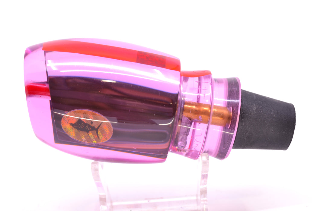 Aloha Lures Pink Mirrored Pink Rainbow Back Bamboocha 12" 6.7oz