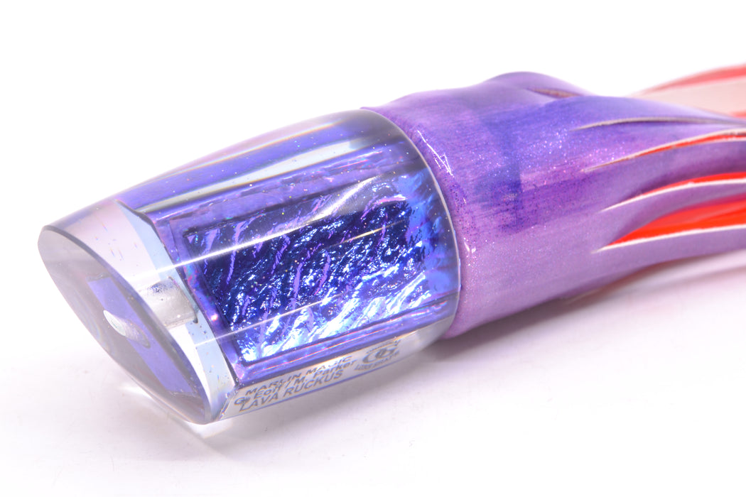 Marlin Magic Purple-Pink Lava Ruckus 12" 9oz Fire Tailz Vinyl Purple Eclipse GZE