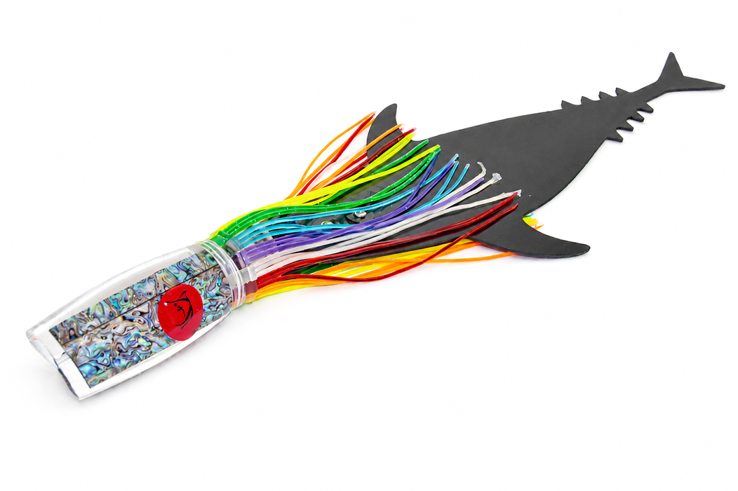 Bonze Lures/Grander Marlin Tackle Bankwalker + D-Flap Teaser Combo Rainbow