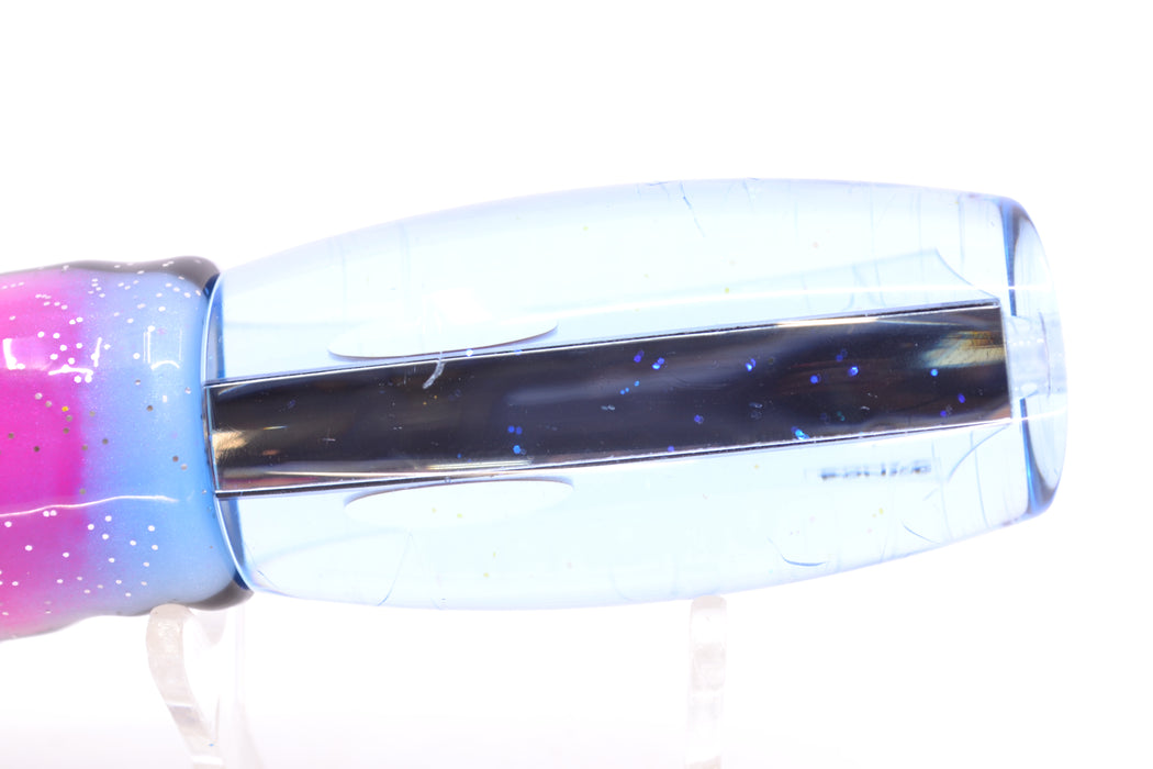 Bonze Lures Ice Blue Mirror Red Eyes Apache 9" 5.2oz Skirted Gay Bob *SCRATCHED*