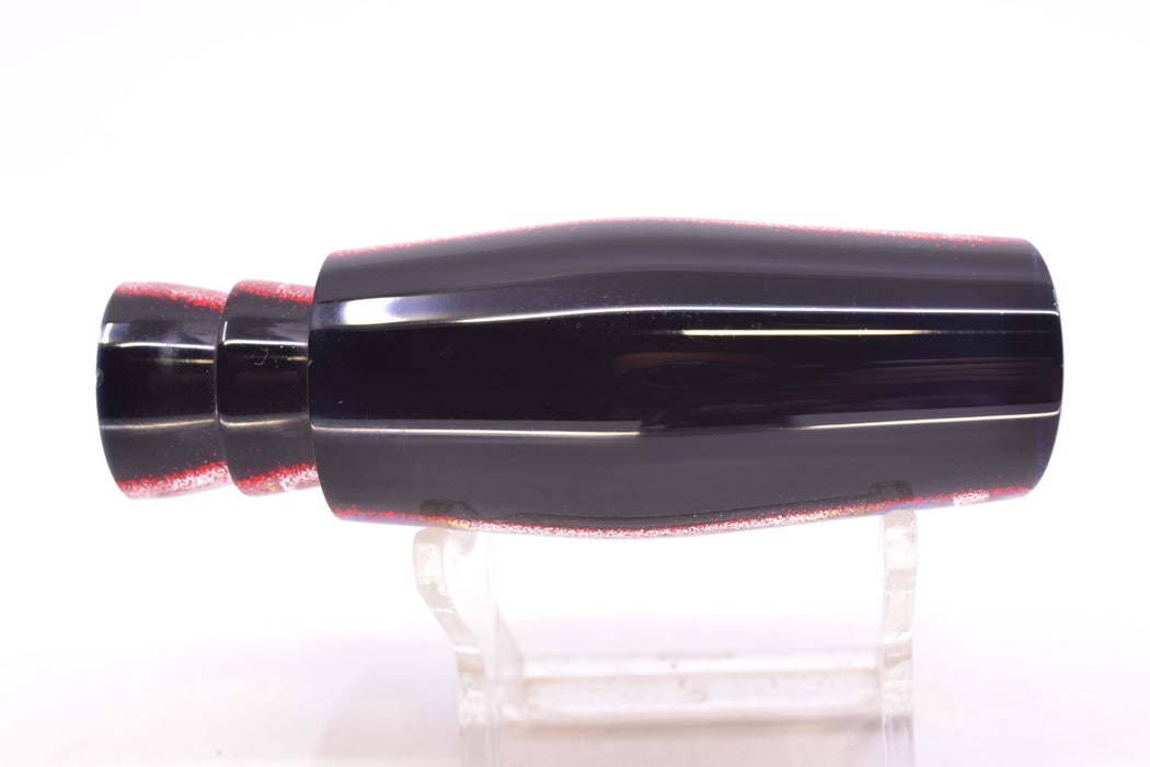 Moyes Lures Rainbow MOP Black-Red Back Taxi Eyes Small Dark-N-Stormy 9" 2.6oz