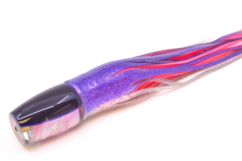 Koya Lures Pink MOP Purple Back JP 511 9" 4oz Skirted Purple-Silver/Pink