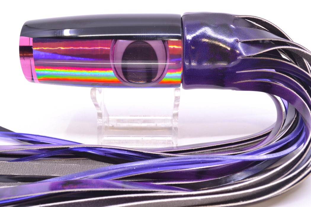 Koya Lures Purple Rainbow Black Back Doll Eyes Hard Head 12" 7oz FT Vinyl Grape Juice