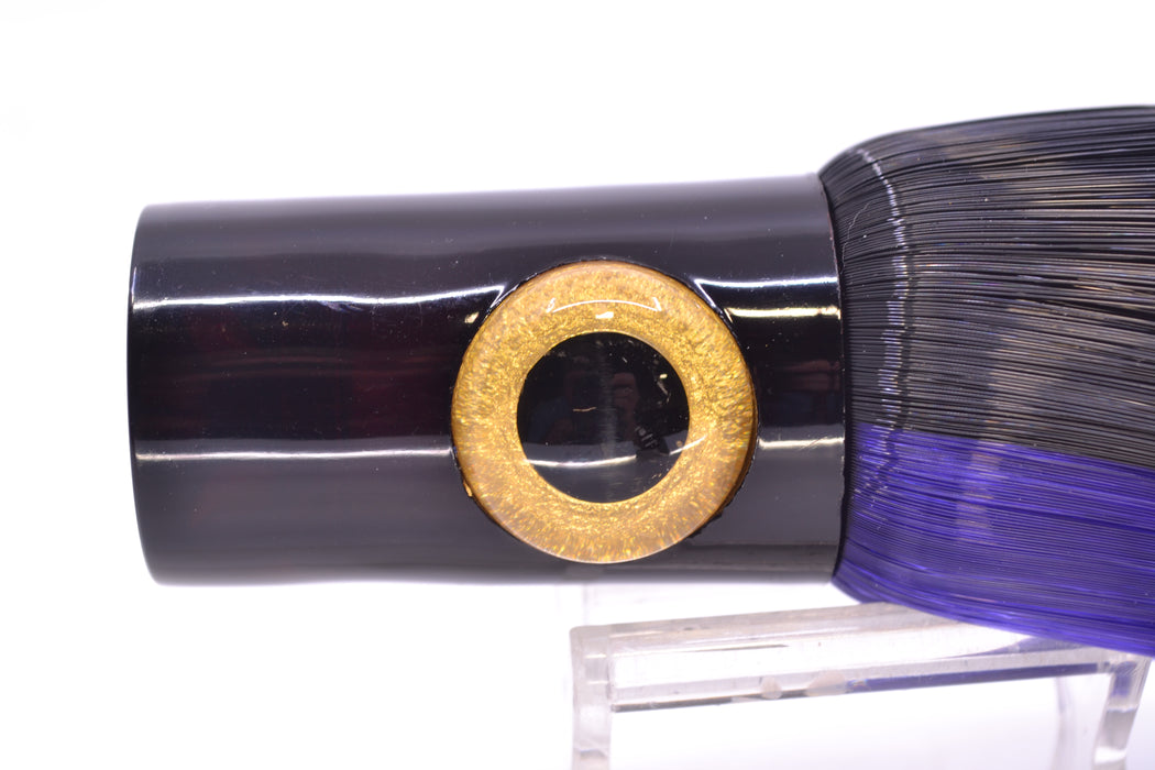 Iland Lures Black-Purple Hair Black Head Iland Express 10.5" 3oz EX225-BK/PL