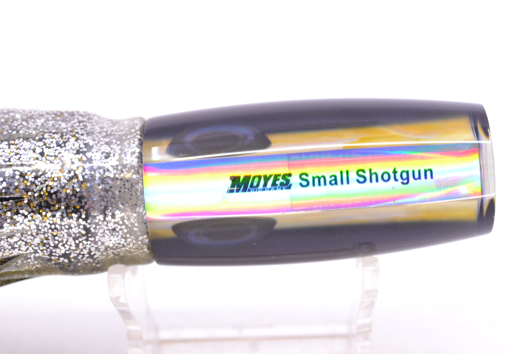 Moyes Lures Golden MOP Black Back Taxi Eyes Small Shotgun 9" 4oz Skirted GZE