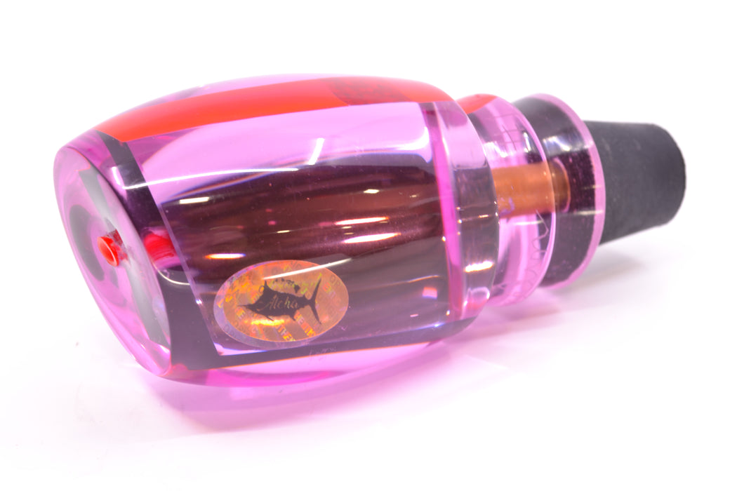 Aloha Lures Pink Mirrored Pink Rainbow Back Bamboocha 12" 6.7oz