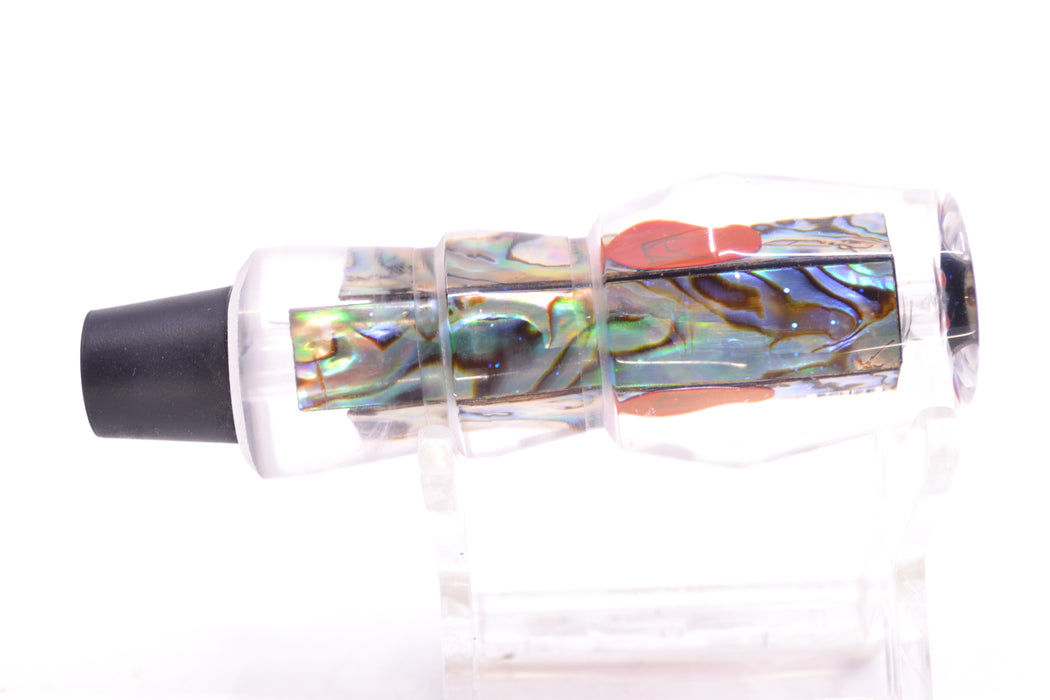 Bonze Lures Paua Shell Red Eyes Eyes Outlaw 7" 1oz