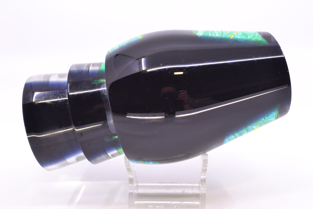 Moyes Lures Green-Orange Dichro Black Back Taxi Eyes Sumo Teaser 22oz