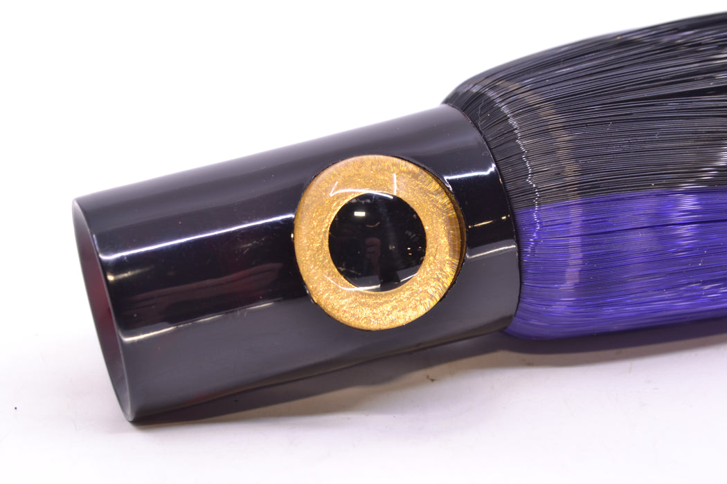Iland Lures Black-Purple Hair Black Head Iland Express 10.5" 3oz EX225-BK/PL
