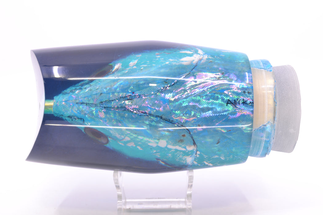 Ali'i Kai Lures Ice Blue Awabi Shell Blue Back Fish Head Torta Teaser 27.5oz