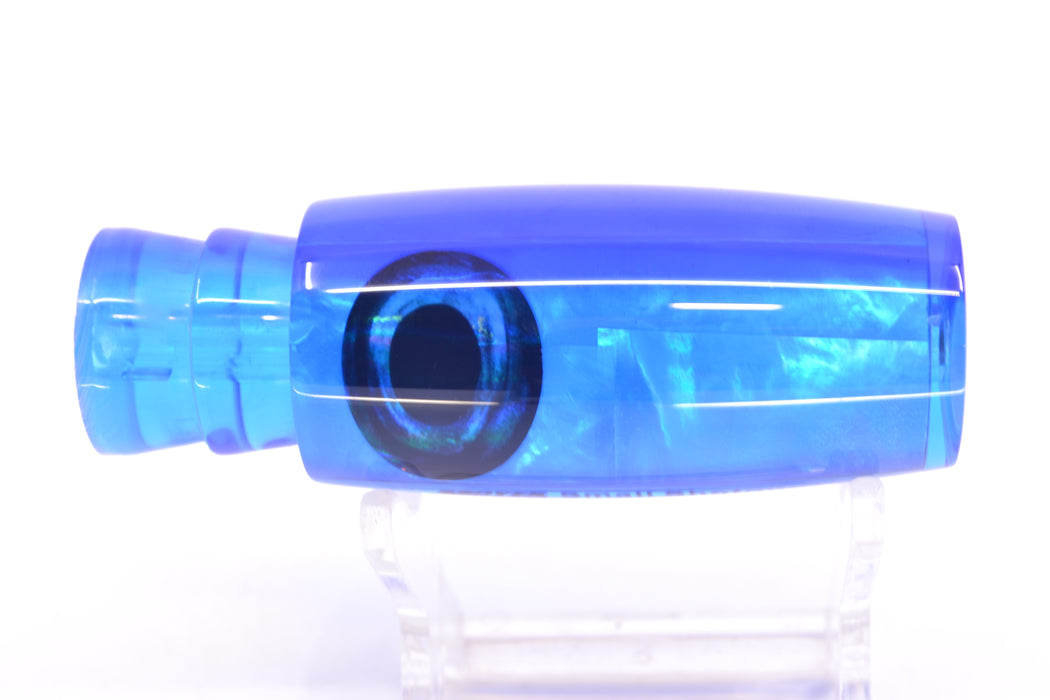 Moyes Lures Ice Blue MOP Blue Back Taxi Eyes Small Shotgun 9" 2oz