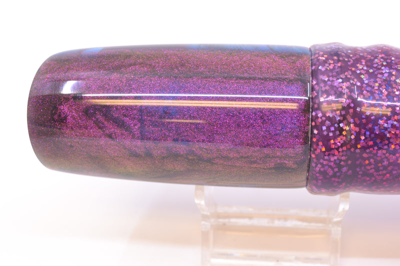 Ali'i Kai Lures "Skipjack" Blue-Purple Abalone Purple-Blue Back Nifty 50 14" 6.5oz Skirted *The People's Pick*