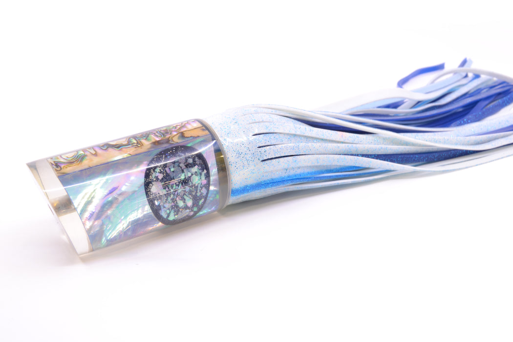 Ohsnap Lures Ice Blue MOP White Abalone Back XL Tube 12" 10oz Skirted New Pre-Owned GZE