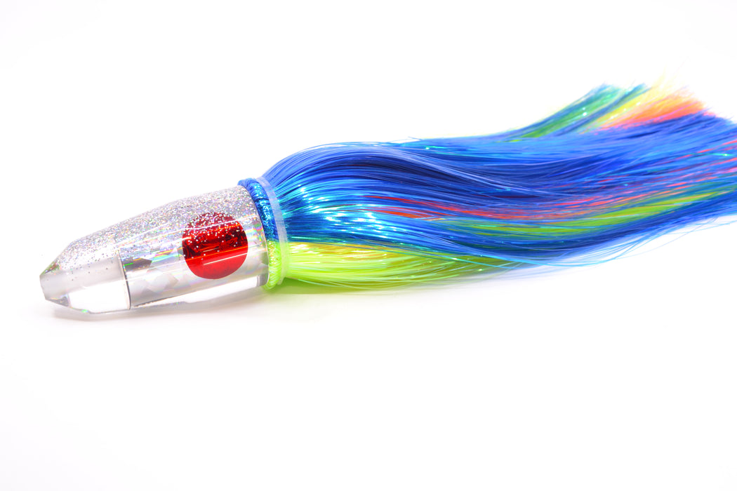 TANTRUM Lures Silver Rainbow Silver Back Medium Bullet 9" 7oz Strobez Royal Blue-Green GZE