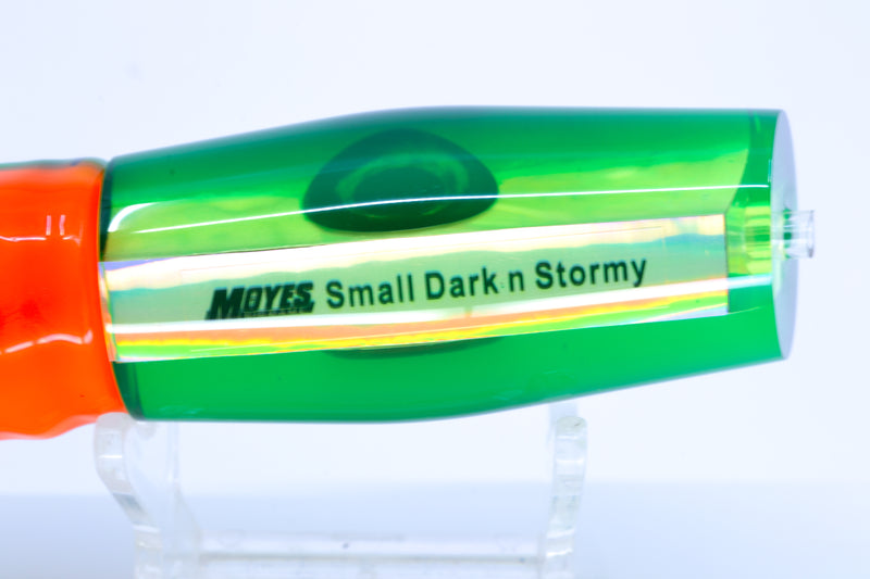 Moyes Lures Chartreuse MOP Green Back Small Dark-N-Stormy 9" 4.5oz Skirted Guacamaya GZE