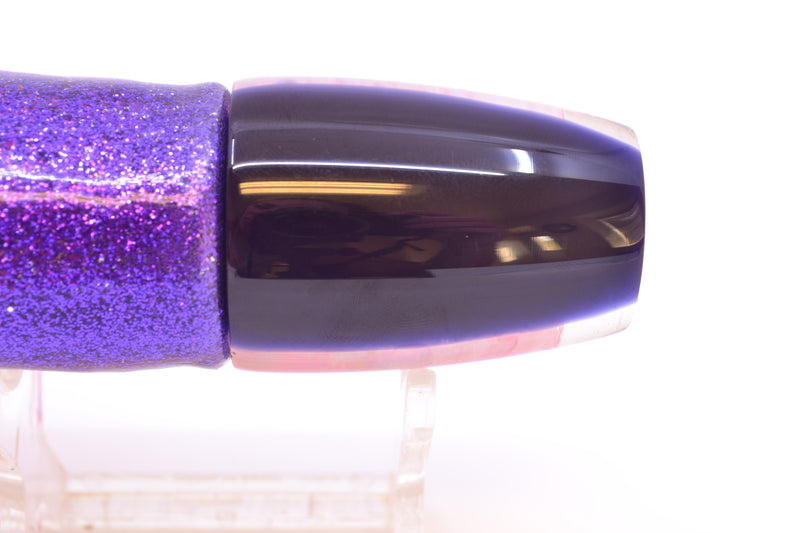 Koya Lures Pink MOP Purple Back JP 511 9" 4oz Skirted Purple-Silver/Pink