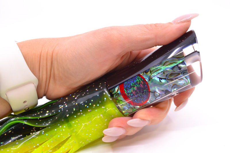 TANTRUM Lures Abalone Shell Black Back Large Tube 12" 8.5oz Skirted Magic Johnson