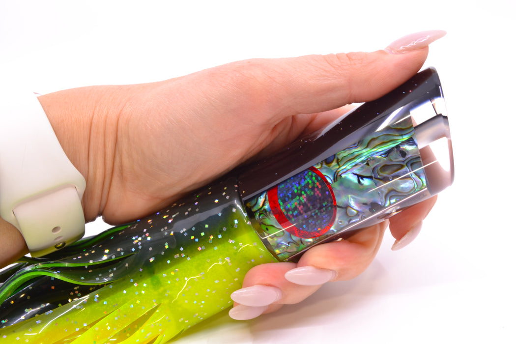 TANTRUM Lures Abalone Shell Black Back Large Tube 12" 8.5oz Skirted Magic Johnson