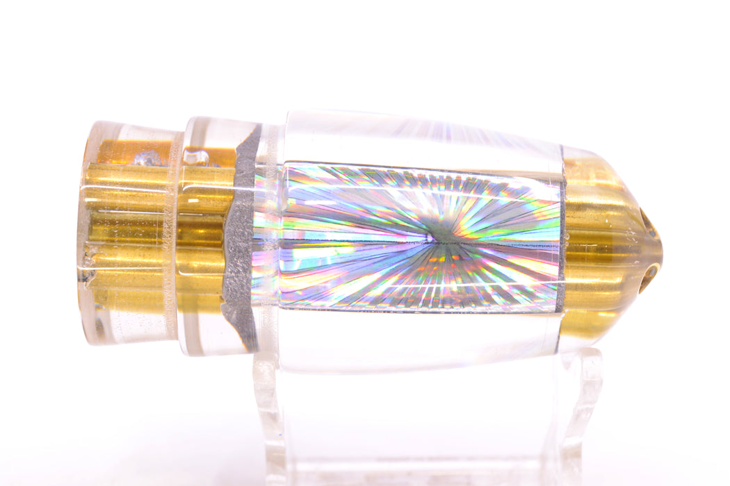 Koya Lures Silver Rainbow Starburst 4-Hole Bullet 9"+ 6oz