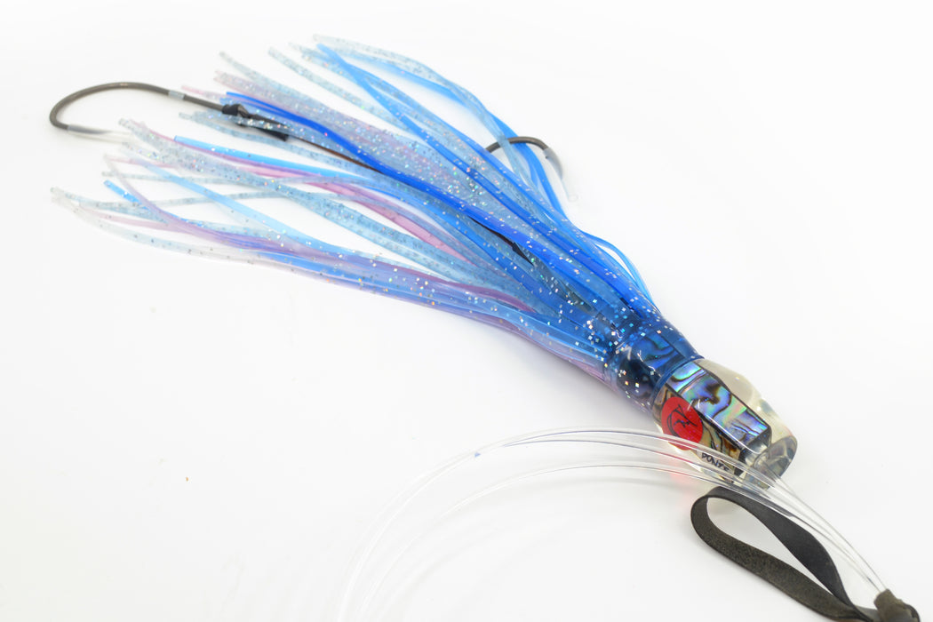 Bonze Lures Paua Shell Red Eyes #2 Outlaw 7" 3oz Pre-Rigged