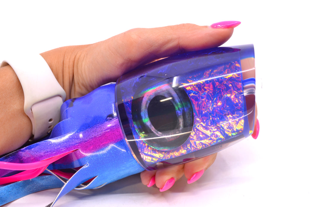 Moyes Lures Blue-Pink Dichro Blue Back XL J-Boy Teaser 16.3oz FT Vinyl Blue Dream GZE
