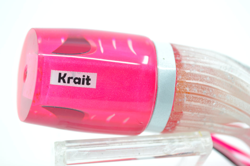 Amaral Lures Pink Pearl Pink Back Krait 10" 3.5oz