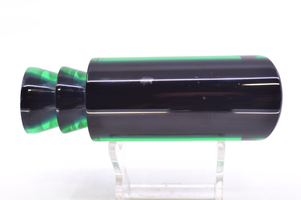 Moyes Lures Green MOP Black Back Taxi Eyes Medium Pipe Bomb 12" 4.6oz