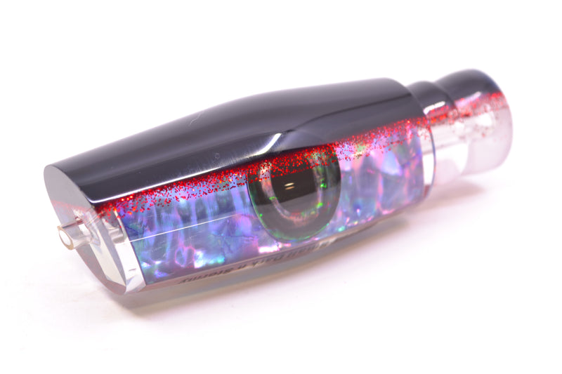 Moyes Lures Rainbow MOP Black-Red Back Taxi Eyes Small Dark-N-Stormy 9" 2.6oz